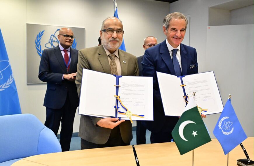 Another Milestone Achieved! Pakistan and IAEA Signed Safeguards Agreement for Unit 5 of Chashma Nuclear Power Plant.
