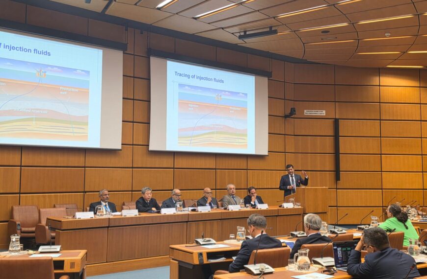 The Permanent Mission of Pakistan to the UN in Vienna, jointly with Pakistan Atomic Energy Commission (PAEC),hosted side event:-