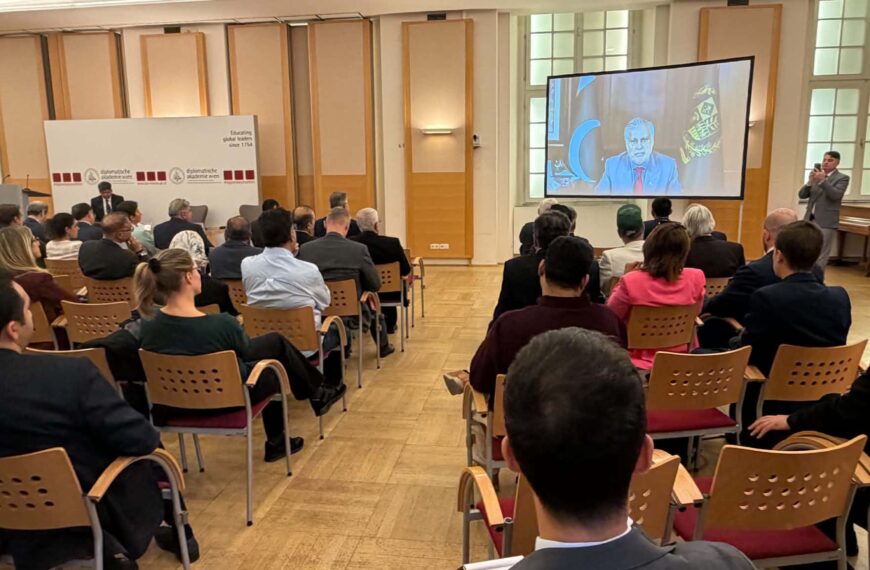 *High-Level An International Water Symposium Held in Vienna by the Embassy of Pakistan in collaboration with the Vienna Diplomatic Academy*:-