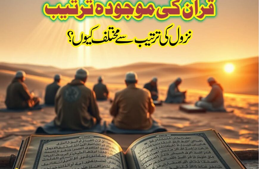قرآن کی موجودہ ترتیب — نزول کی ترتیب سے مختلف کیوں؟