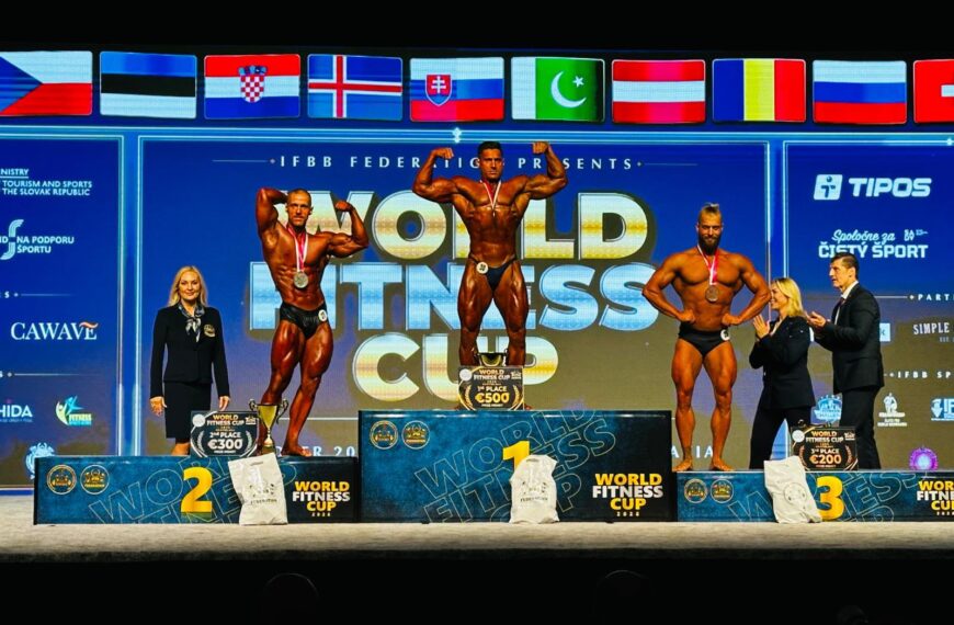 Yaseen Khan Brings Glory to Pakistan: Wins Gold Medal and Trophy Through Exceptional Fitness
