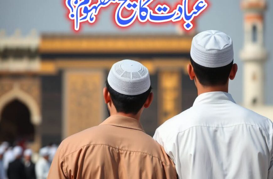 عبادت کا صحیح مفہوم