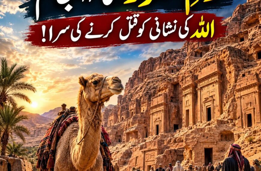 ⚔️ حضرت صالح علیہ السلام — وہ قوم جس نے اللہ تعالیٰ کی نافرمانی کی اور اللہ تعالیٰ کی نشانی کو قتل کر دیا!